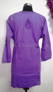 Alta demanda elegante puro algodón pollo bordado Kurti para mujeres disponible a un precio razonable - Product Image 2