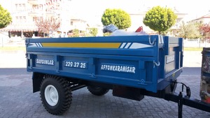 เบรคไฮดรอลิกรถพ่วงการเกษตรอะไหล่เพลาเดียวด้านหลัง Tralier 4รถพ่วงเสียง - Product Image 2