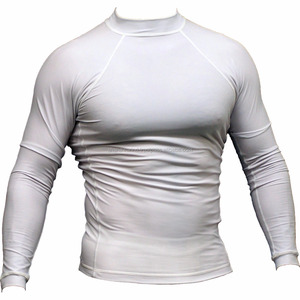 Short de sport blanc de haute qualité pour hommes avec fermeture à glissière taille haute anti-rides pour l'entraînement d'été - Product Image 1