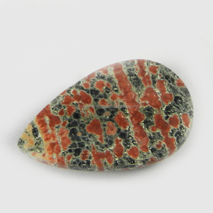 18*27mm mejor calidad fuegos artificiales obsidiana 2,98 GMS pera cabujón, piedra preciosa IG0379 - Product Image 2