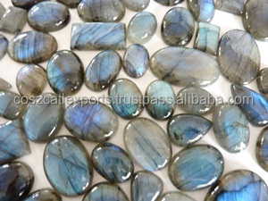 Cabochons en pierre de labradorite - Product Image 2