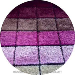 Best Quality Hot Sale Modern Design Luxury Fluffy Customized Shape Outdoor Shaggy Rugs Carpets Supplier India