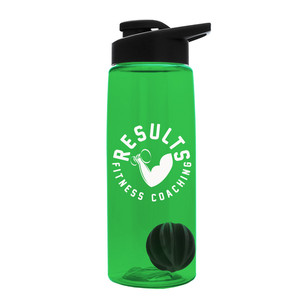 Hecho en EE. UU. 26 oz. Botella Tritan Flair con Bola Mezcladora - Libre de BPA, con Tapa para Beber, Bola Mezcladora y con tu Logotipo - Product Image 5