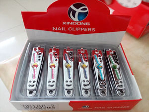 Coupe-ongles en acier au carbone, accessoire pour manucure, souvenir, avec porte-clé, poignée en plastique coloré, 1 pièce, offre spéciale - Product Image 6