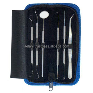 Wholesale 6-Piece Set Dentist <b>Tool</b> Kit Tarter Remover Tweezers <b>Cleaning</b> <b>Teeth</b> Equipment Anti-Fog Mirror OEM ODM - Product Image 2