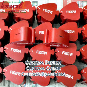 हस्तनिर्मित mdf मछली के आकार का सिक्का बैंक लकड़ी के पैसे बॉक्स - Product Image 5