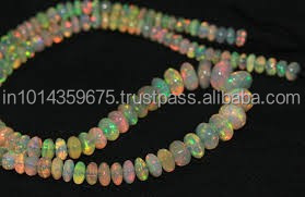 Fire Opal Gemstone Beads Round Shape Third Party Certified for Jewelry Making - Product Image 5