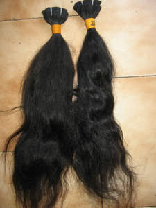 100% Waft de cabello humano indio de calidad. Máquina de tejido de cabello humano Remy indio - Product Image 5