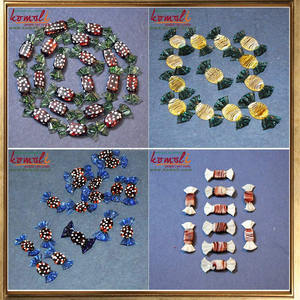 Sucettes glacées décoratives en verre, fournitures artisanales, pour décorer la maison, bonbons, artisanat fait à la main - Product Image 6