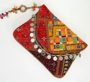 Vintage Banjara Clutch bordado a mano Banjara Clutch Monedero Mujer Hermoso Clutch - Product Image 3
