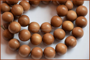 Loose Eco-Friendly Sandalwood Mala <b>Beads</b> with Sweet Woody Fragrance 50++ Years Old for Meditation and Jewelry Crafters - Product Image 6