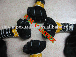 Pas cher en gros 100% cheveux indiens 5A grade vague naturelle vierge cheveux de temple, teintable naturel tissage de cheveux - Product Image 4