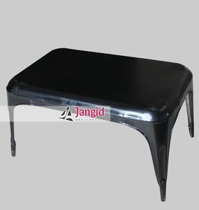 Mesa de Centro Moderna y Duradera de Metal Negro para Sala de Estar, Mesa Baja de Café para Dormitorio, Hecha a Mano para Salas de Estar y Hoteles - Product Image 2
