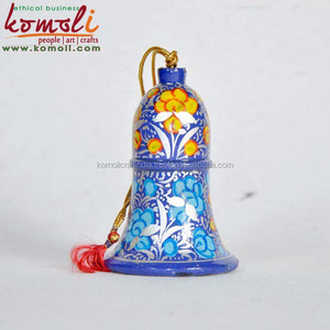 Campanas de madera hechas a mano, adornos de árbol de Navidad, decoraciones de Navidad - Product Image 5