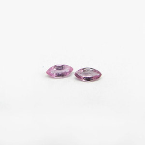 Alta calidad Natural Pink Sapphire Nano Marquise Cut Gemstone 3X6mm Piedras preciosas sueltas - Product Image 1