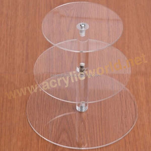 Soporte acrílico de 7 niveles para exhibición de pasteles, torre de acrílico para pastel de boda, venta al por mayor - Product Image 4