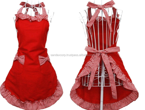 Demi tabliers en gros de denim de taille pour le fournisseur indien de cuisine - Product Image 3