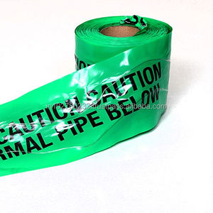 สายโพลีเอทิลีนความหนาแน่นสูง (HDPE) ป้องกันการกัดกร่อนใต้ดินที่ตรวจพบได้เทปเตือนป้องกันสาย SS - Product Image 3