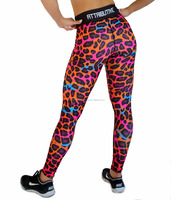 Pantalones de Yoga a Cuadros Personalizados para Mujer, Transpirables, de Secado Rápido, Poliéster y Elastano, Tallas Grandes S-XXL, Venta al Por Mayor