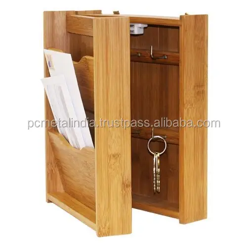 Suporte de chave/capa de chave de madeira/suporte de chave de madeira montada na parede, suporte de chave, bambu, feito caixa de chave, organizador para hotel e casa