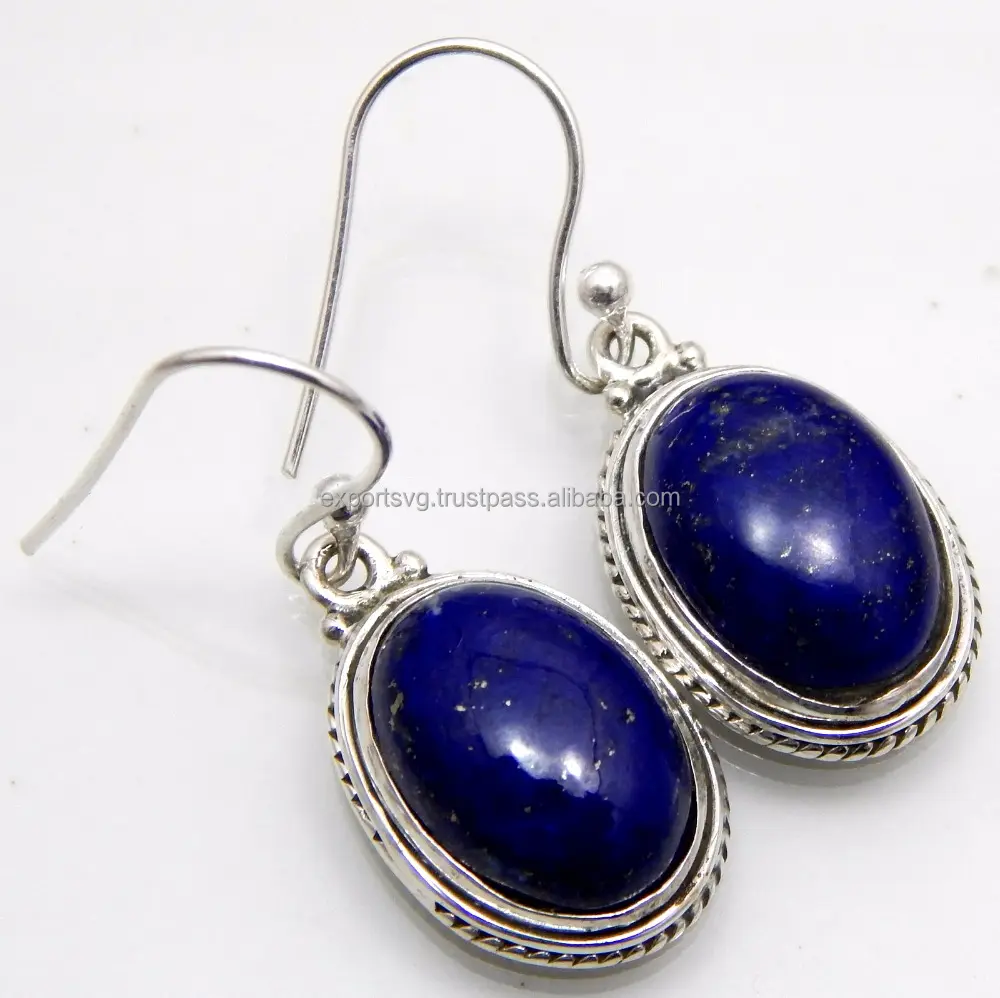 Lapis Lazulli Gemstone 925 Sterling Silver Earring, fashion earring,women's earring