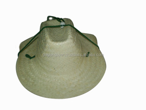 Sombrero de Vaquero Natural al por Mayor, Sombrero de Paja Natural a Precio Económico, Sombrero de Hoja de Palma, Sombrero de Hombre con Cinta y Cuerda, Sombrero Mexicano de Pasto Marino - Product Image 6