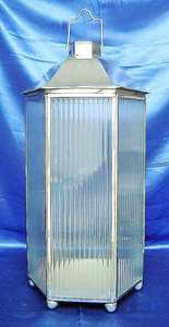 SILVER STEEL LANTERN - Product Image 2