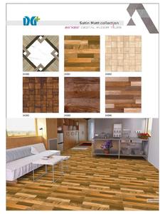 Carreaux de sol en porcelaine polie brillante de 400x400 mm, finition glacée, imitation pierre, antibactériens, qualité supérieure, usage commercial - Product Image 4