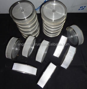 Poulie de courroie de distribution Engimech personnalisable avec anodisation claire, diamètre de l'alésage de 10 mm, fabriquée en alliages standard, support OEM pour les poulies - Product Image 1