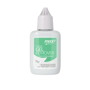 Max2originale กาว Remover (เจลชนิด) ขนตาขยาย Remover 15กรัม K-ความงามของเหลวไม่มีกลิ่นขยายขนตา