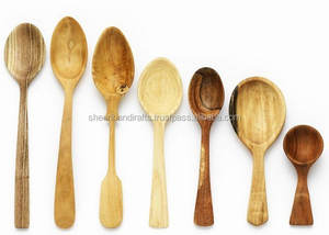 Cuchara de Madera Tallada Ecológica Sheeri Handicrafts - Diseño Tradicional Hecho en India - Product Image 6