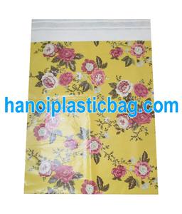 Customized logo print recycled polythene black mailing plastic bag - Product Image 3