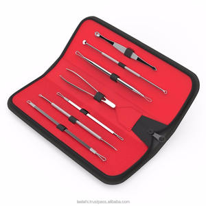 ชุดอุปกรณ์กำจัดสิว 7 ชิ้น ทำจากสแตนเลส สำหรับกำจัดสิวหัวขาว สิวอักเสบ สิวหัวดำ และสิวอุดตัน - Product Image 2