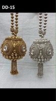 DD09 Pochette de soirée élégante en métal pour femmes, faite à la main, or et argent, ornée de perles, pour les soirées, les mariages, les cocktails, 1-1,9L