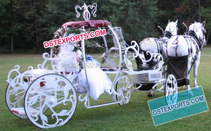 Elegante y moderno carruaje de Cenicienta Nuevo y último diseño con novia y novio ingleses - Product Image 2
