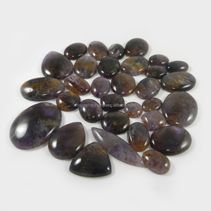แพ็คของขวัญ32ชิ้น Cacoxenite 100 Gms,อัญมณีหลวม Cabochon ฟรีฟอร์ม IG0554 - Product Image 2