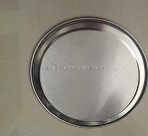 Couvercle de poêle à pizza en aluminium au meilleur prix (1/2 pi de profondeur) poêle à pizza de bonne qualité pour hôtel et restauration prix de vente entier - Product Image 2