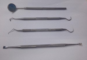 Kit de herramientas dentales de mano Herramienta de escalador manual de acero inoxidable y juego de removedor de cálculo de sarro para eliminación de manchas dentales - Product Image 5