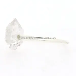 latest new fashion jewelry Silver plated 925 sterling silver Herkimer diamond gemstone Handmade ring For Everyone