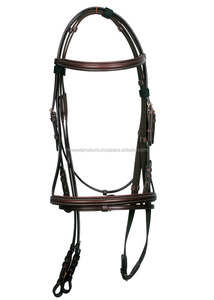 Bride cheval | dressage hunter saut réglable rembourré licou cheval bride et rêne course cheval accessoires grossiste - Product Image 5