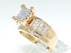 Bagues en diamant de laboratoire blanc en or 18 carats de haute qualité 1 carat Brillant cut usine prix direct bague bijoux - Product Image 4