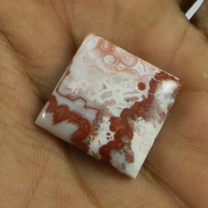 4,40 gms encantadora loco ágata de encaje 22mm cuadrado cabujón de piedras preciosas para jewleary IG0655 - Product Image 3
