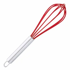 Whisk-Có Tay Cầm Bằng Thép Không Gỉ, Đánh Trứng Cao Su Và Đi Kèm Với Logo Của Bạn