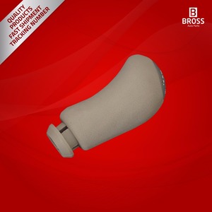 BSP545 5-Speed <b>Gear</b> Shift Stick <b>Knob</b> Beige Chrome for 8200079112 - Product Image 4