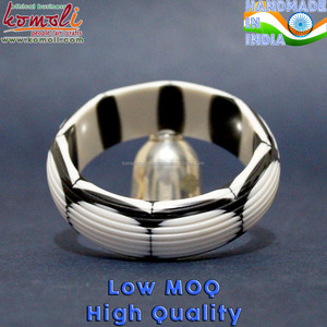 BW แกะสลักเรซิ่น Bakelite ขายส่งวินเทจเครื่องประดับสร้อยข้อมือกำไลข้อมือ - Product Image 6