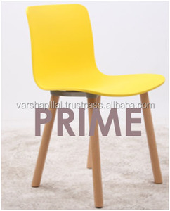 Wooden leg cafe chair - Product Image 1