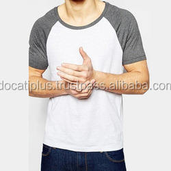 เสื้อยืดแขนสั้นคอตตอนถักแบบลำลองสำหรับผู้ชาย ผลิตตามสั่ง OEM ผ้าฝ้าย 100% ซักแล้ว ไม่หดตัว ทรงแร็กแลน - Product Image 3