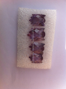 Fancy Cut Amatista Piedras preciosas Amatista Cabujón suelto Lote Fancy Amatista Piedra preciosa cabujón Calidad superior Púrpura - Product Image 4