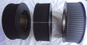 Polea de bloqueo cónico de 8M de alta calidad, aleación de acero mecanizada de precisión duradera, sincronización OEM personalizada, transmisión de energía Industrial - Product Image 3