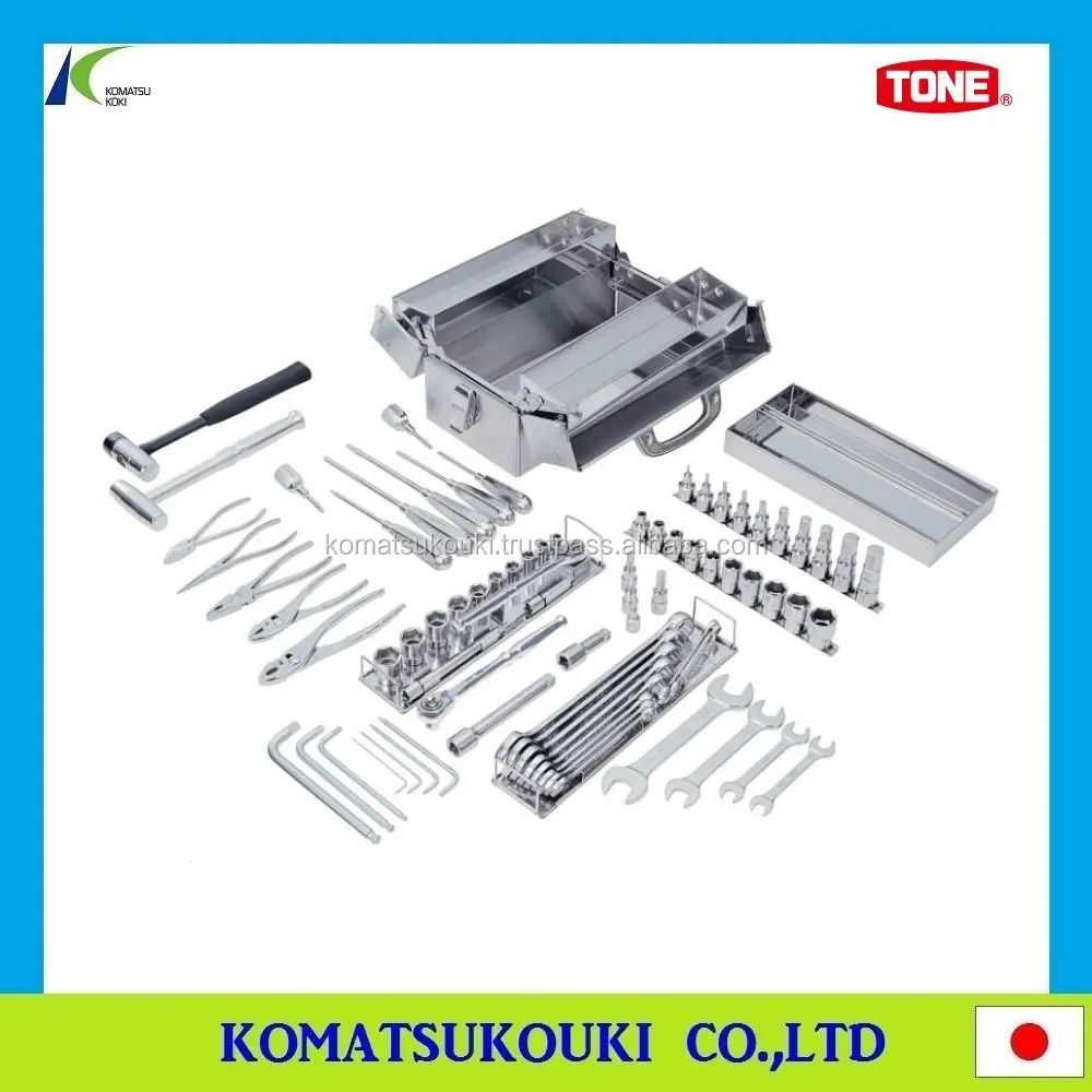 Juego de Herramientas de tono profesional y famoso, Caja de Herramientas/gabinete/pecho y estación de trabajo también disponibles, fabricado en Japón